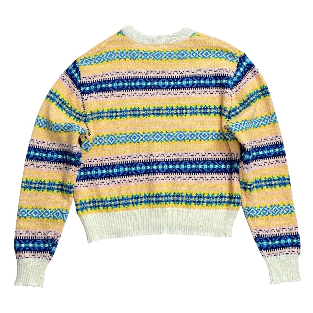UO Urban Outfitters Hudson Fair Isle Crewneck Sweater - Picture 4 of 8